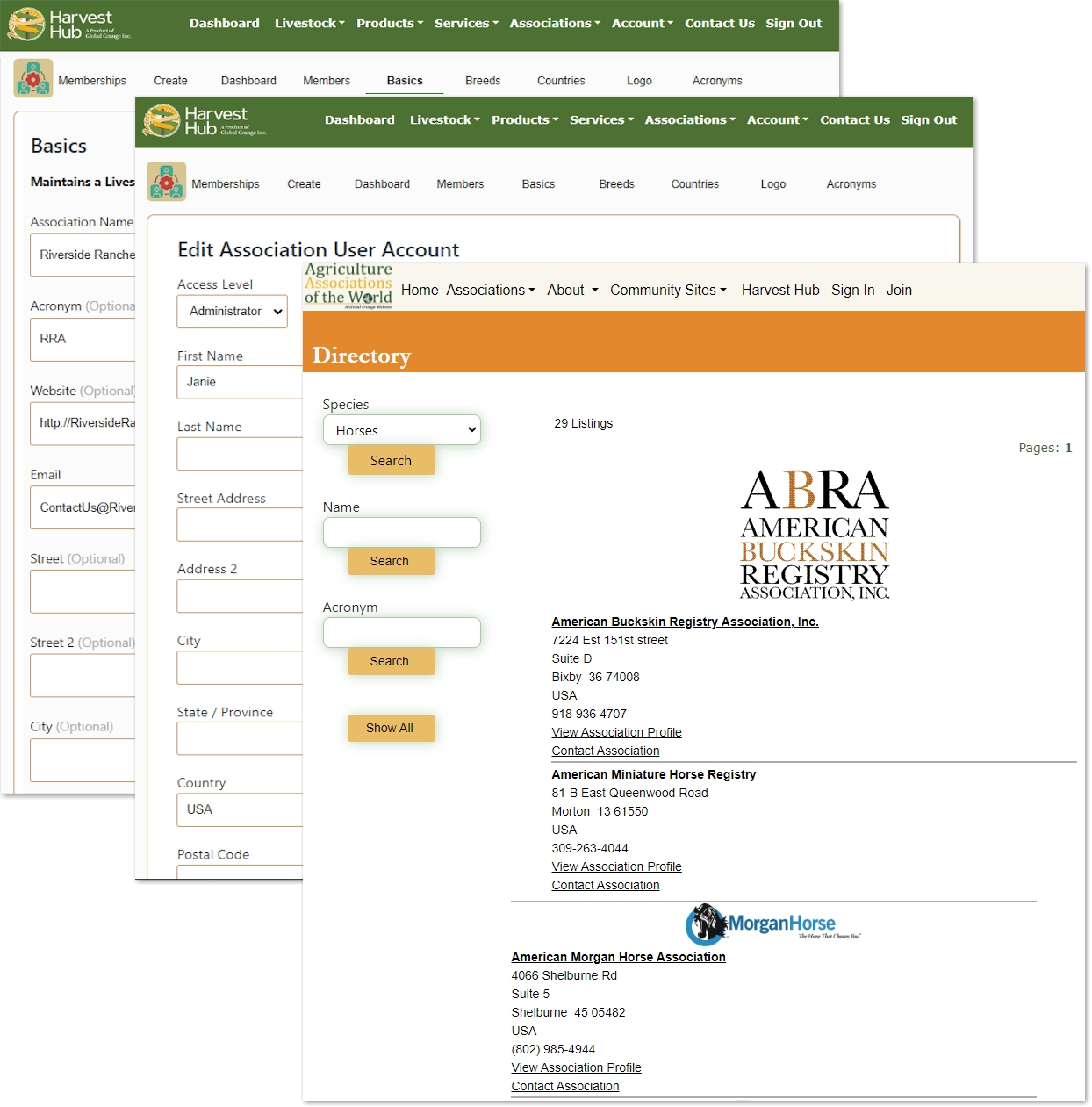 Association Desktop Screenshot